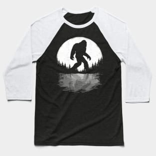 BIgfoot Moon Baseball T-Shirt